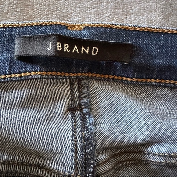 J Brand Mama J Rail FLEETING Denim Dark Wash Maternity Side Panel Jeans Size 25 - Picture 10 of 15